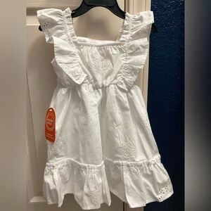 Wonder Nation White Eyelet Dress